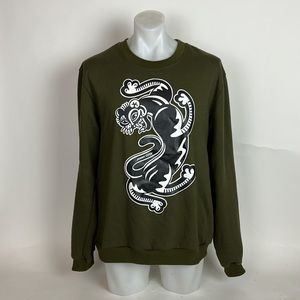 JONNY COTA LOS ANGELES PANTHER PULLOVER CREW SWEATSHIRT MENS SIZE XXL